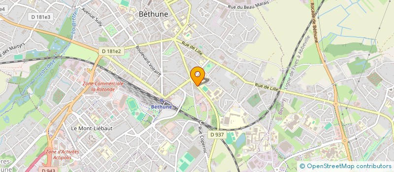 localisation de l'entreprise KHELIFA PATRIMOINE  BETHUNE