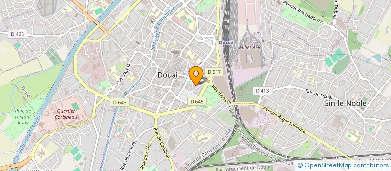localisation de l'entreprise KHELIL CHERFI ZEMIR à DOUAI