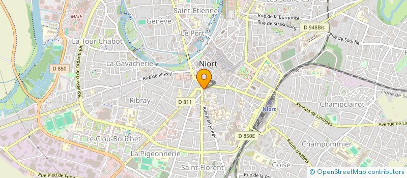 localisation de l'entreprise KHELLAFFAIRE à NIORT