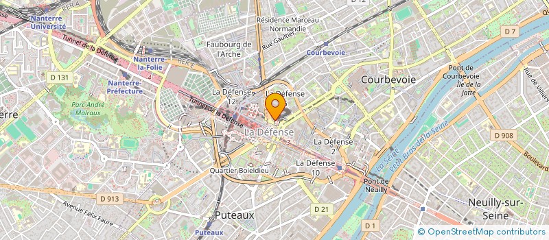 localisation de l'entreprise KHEMISS à COURBEVOIE