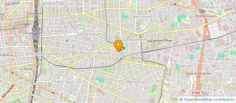 localisation de l'entreprise KHEMO BATIMENT  VILLEURBANNE