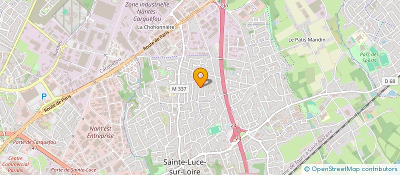 localisation de l'entreprise KHEOPS  SAINTE-LUCE-SUR-LOIRE