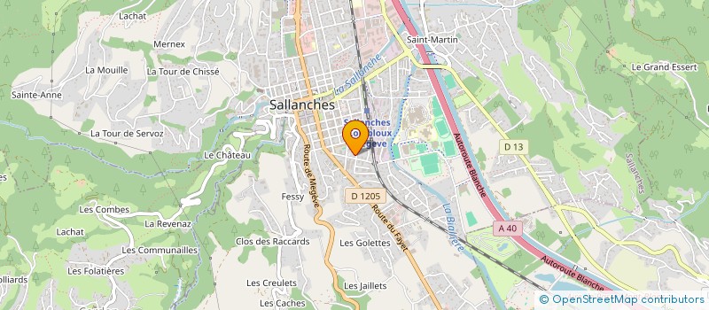 localisation de l'entreprise KHEOPS  SALLANCHES