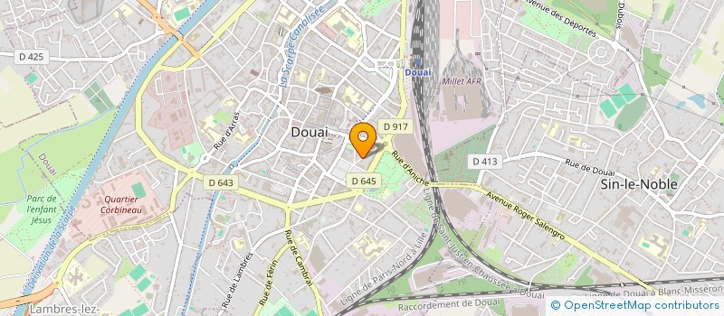 localisation de l'entreprise KHEOPS à DOUAI