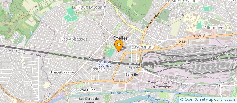 localisation de l'entreprise KHEOPS  CHELLES