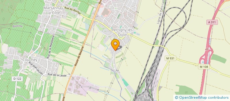 localisation de l'entreprise KHEOPS  PERRIGNY-LES-DIJON