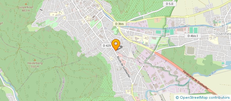 localisation de l'entreprise KHEOPS  GUEBWILLER