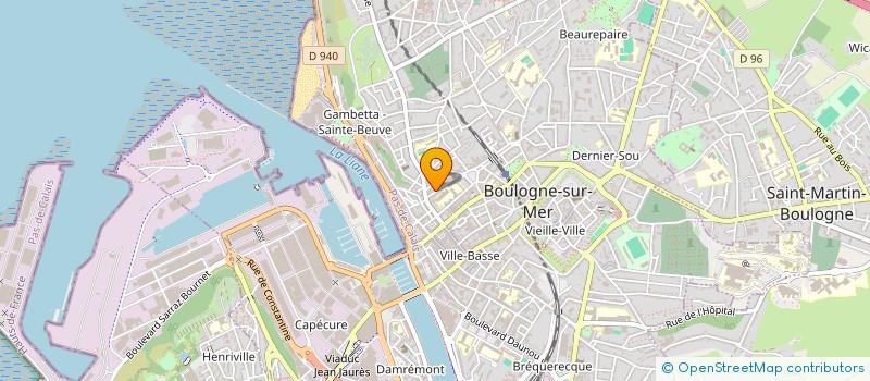 localisation de l'entreprise KHEOPS à BOULOGNE-SUR-MER