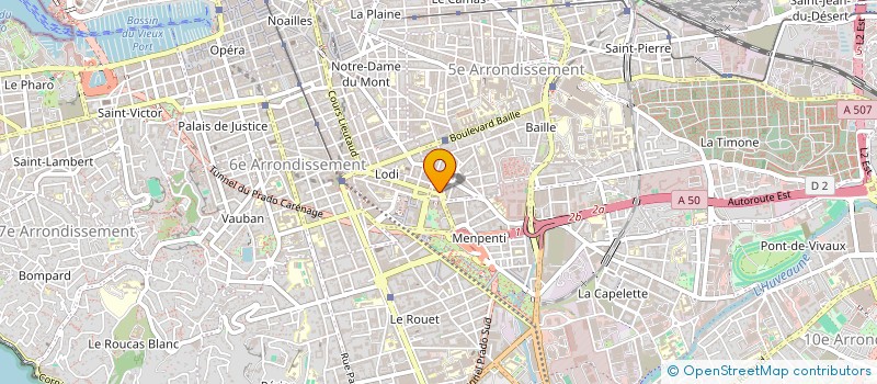 localisation de l'entreprise KHEOPS à MARSEILLE