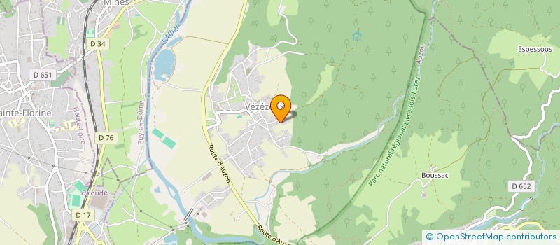 localisation de l'entreprise KHEOPS  VEZEZOUX