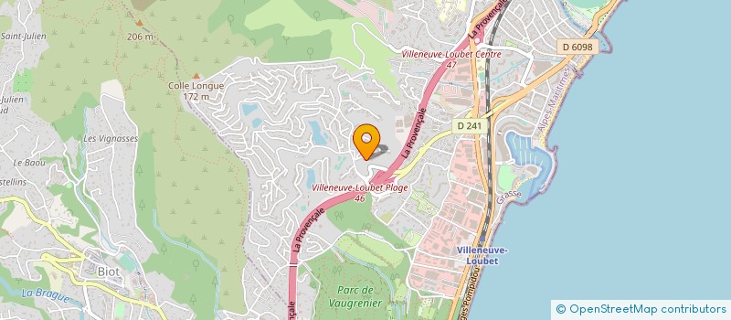 localisation de l'entreprise KHEOPS CAPITAL  VILLENEUVE-LOUBET