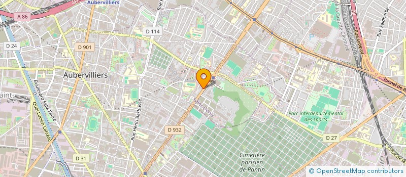 localisation de l'entreprise KHEOPS DECO  AUBERVILLIERS