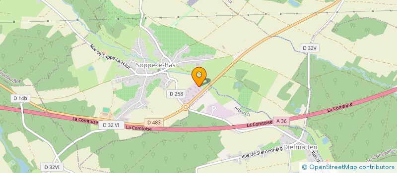 localisation de l'entreprise KHEOPS DESIGN  SOPPE-LE-BAS