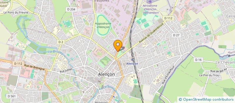 localisation de l'entreprise KHEOPS FORMATION BTP à ALENCON