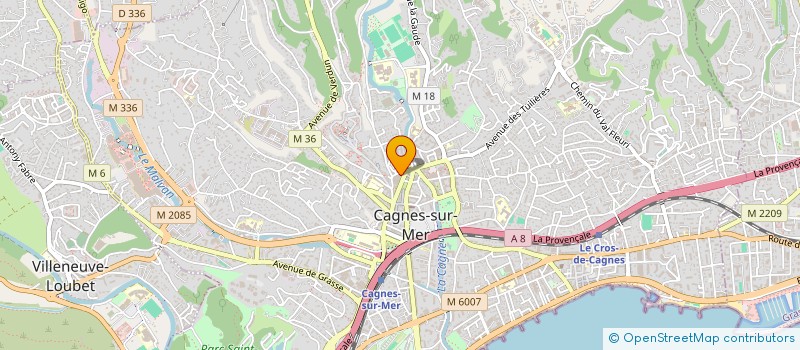 localisation de l'entreprise KHEOPS GROUPE à CAGNES-SUR-MER