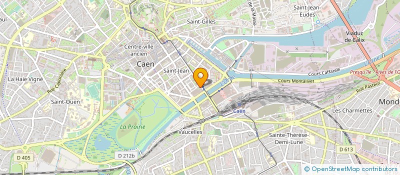 localisation de l'entreprise KHEOPS HABITAT à CAEN