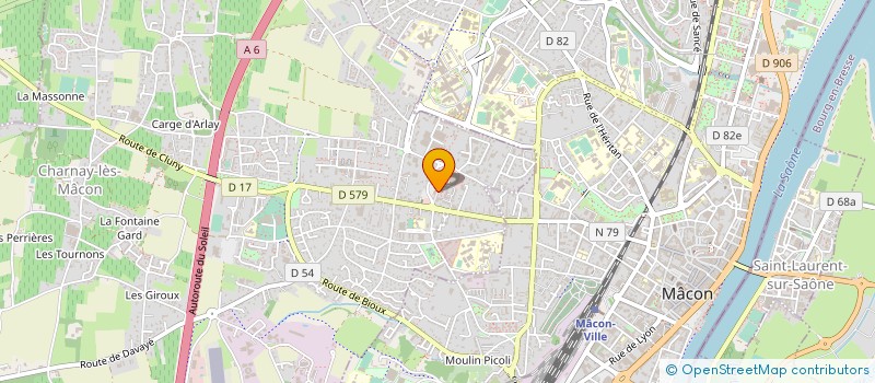 localisation de l'entreprise KHEOPS-IMMOBILIER à MACON