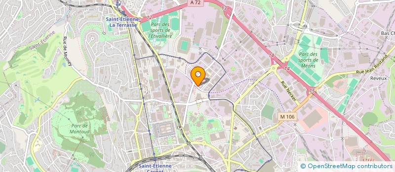 localisation de l'entreprise KHEOPS INFORMATIQUE  SAINT-ETIENNE