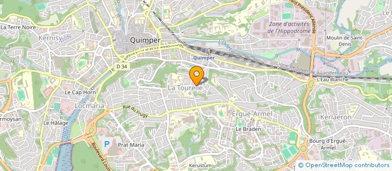 localisation de l'entreprise KHEOPSMARINE à QUIMPER