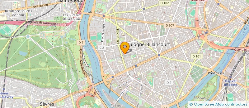 localisation de l'entreprise KHEPER CREATIVE  BOULOGNE-BILLANCOURT