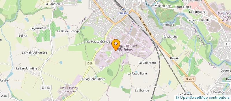 localisation de l'entreprise KHEPRI DEVELOPPEMENT  CLISSON