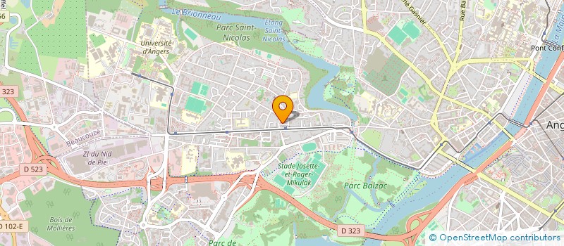 localisation de l'entreprise KHERA à ANGERS