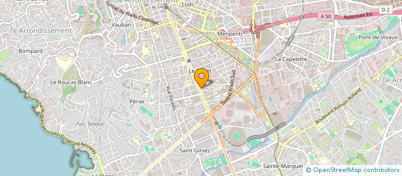 localisation de l'entreprise KHERICI SERVICES à MARSEILLE