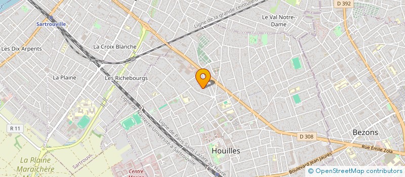 localisation de l'entreprise KHI CONSULTING  HOUILLES