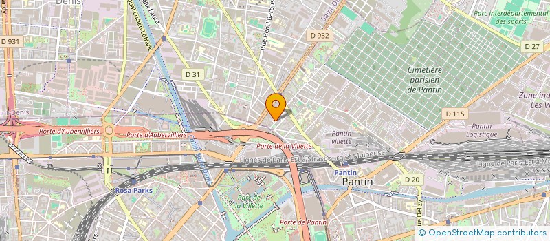 localisation de l'entreprise KHIBRA INGENIERIE  PANTIN