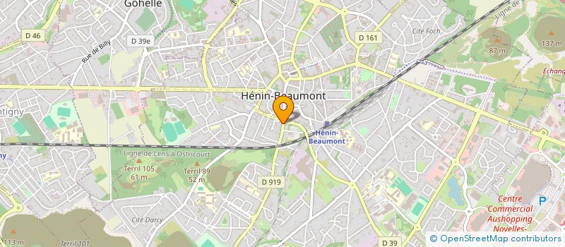 localisation de l'entreprise KHIDER COIFFEUR à HENIN-BEAUMONT