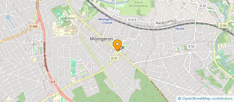 localisation de l'entreprise KHIDOA à MONTGERON