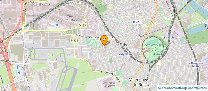 localisation de l'entreprise KHIDOU PROD  ORLY