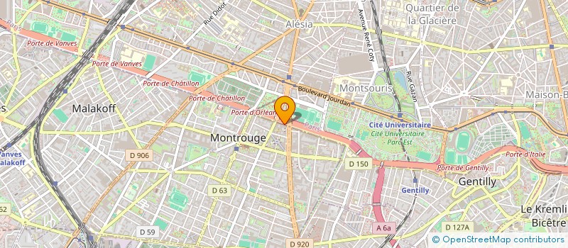 localisation de l'entreprise KHIMOD à MONTROUGE