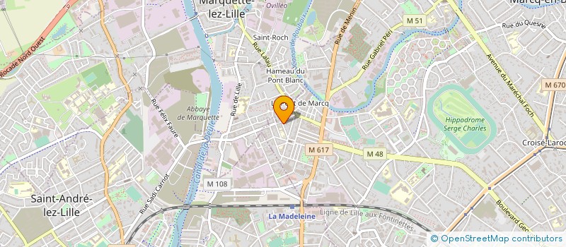 localisation de l'entreprise KHIONE à MARCQ-EN-BARŒUL