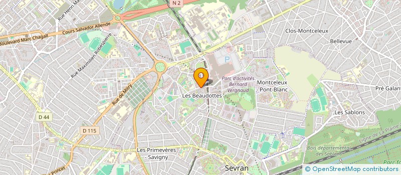 localisation de l'entreprise KHITER TAXI AULNAY à SEVRAN