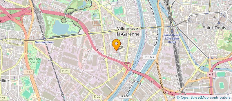 localisation de l'entreprise KHK VTC à VILLENEUVE-LA-GARENNE
