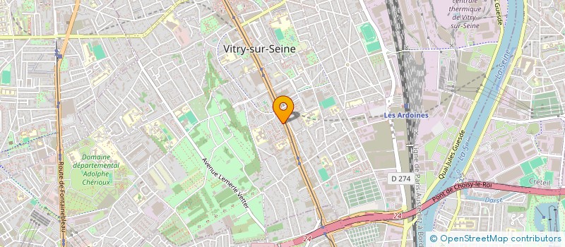 localisation de l'entreprise KHL à VITRY-SUR-SEINE