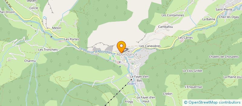 localisation de l'entreprise KHLD  ABONDANCE