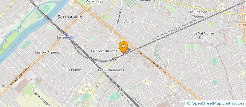 localisation de l'entreprise KHLEMA  SARTROUVILLE