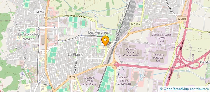 localisation de l'entreprise KHLS  CLERMONT-FERRAND