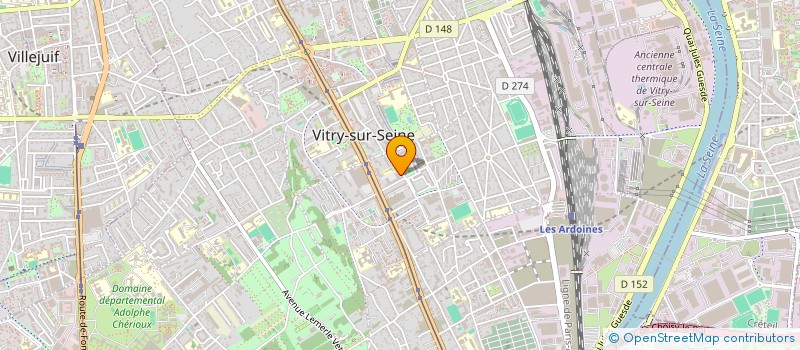 localisation de l'entreprise KHMER ACTION CONTRE LA PAUVRETE ( K.A.P ASSOCIATION) à VITRY-SUR-SEINE