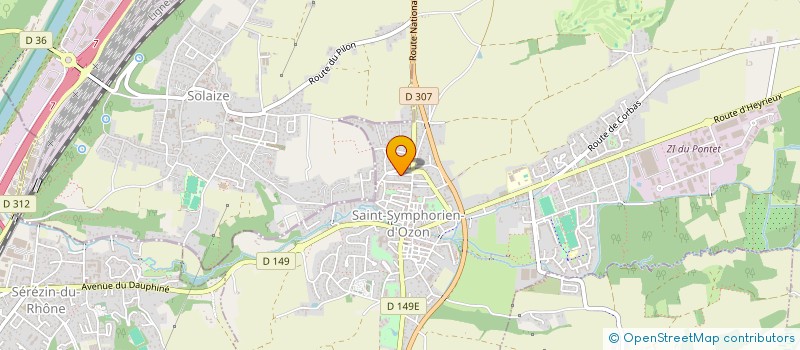 localisation de l'entreprise KHO  SAINT-SYMPHORIEN-D'OZON