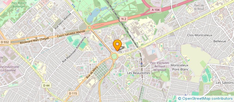 localisation de l'entreprise KHODIE HARAGNIBE ( K H ) à AULNAY-SOUS-BOIS