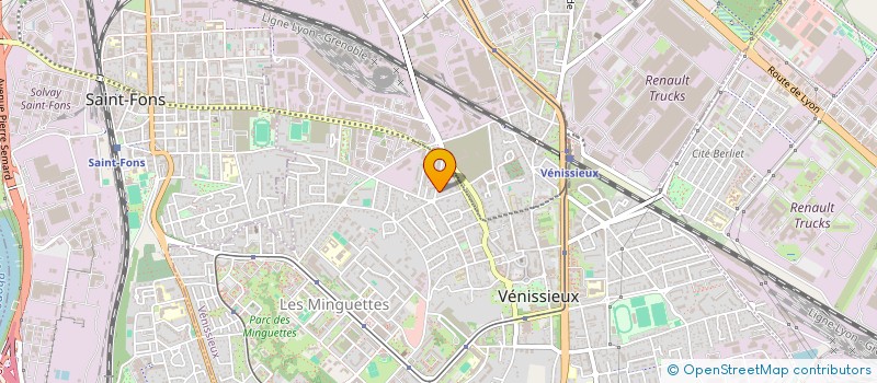 localisation de l'entreprise KHOLOR ACHYRAA  VENISSIEUX