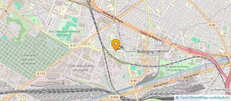 localisation de l'entreprise KHOMA SCI  BOBIGNY