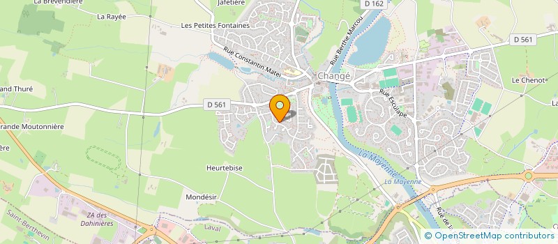 localisation de l'entreprise KHOREIA à LAVAL