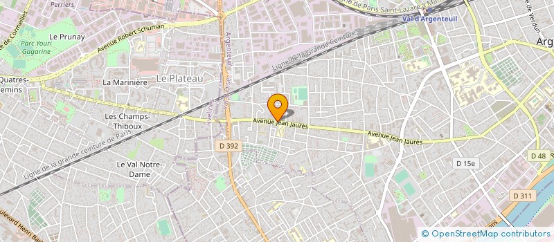 localisation de l'entreprise KHORGEST SNC à ARGENTEUIL