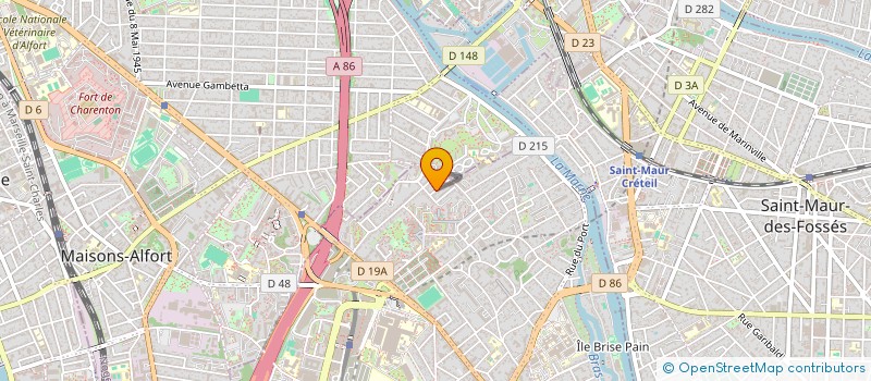 localisation de l'entreprise KHOSRAVI à CRETEIL