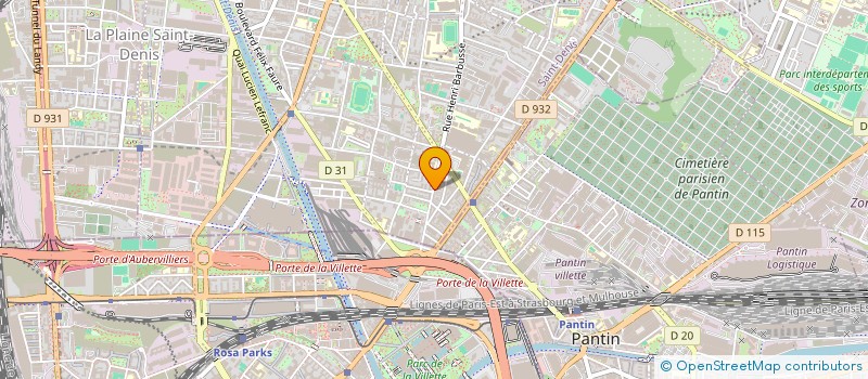 localisation de l'entreprise KHOUDI'IM à AUBERVILLIERS