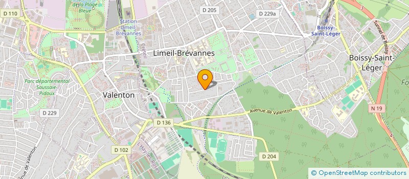 localisation de l'entreprise KHOUILDI à LIMEIL-BREVANNES